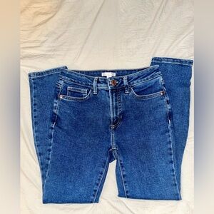 LC- Lauren Conrad High Rise Skinny Ankle Blue Jeans - size 2